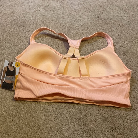 Avia Light Pink Racer Sports Bra - Picture 3 of 4